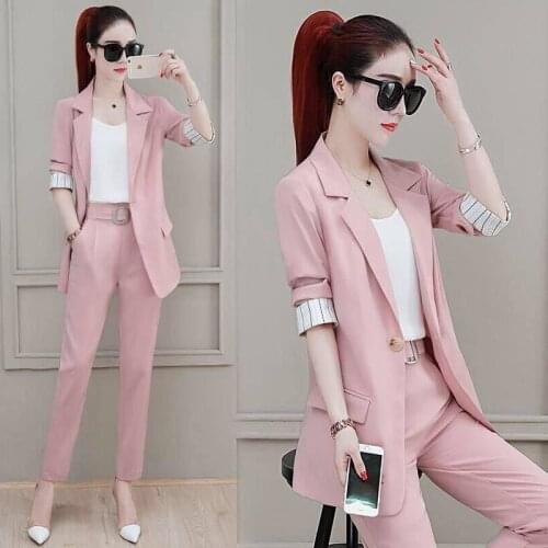 Tracyen Women's Trouser Suits With A Vest