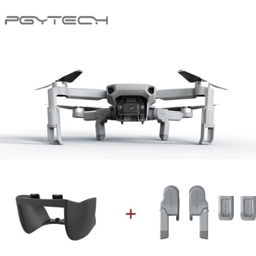 PGYTECH 2PCS For DJI Mavic Mini Landing Gear Extension + Gimbal Lens Hood