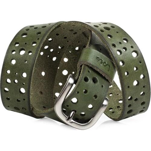 Lois Belt For Woman Leather Genuine Leather With Buckle Metal 501008