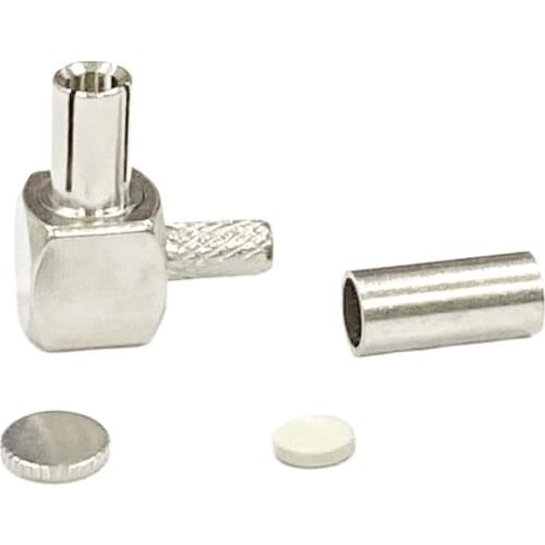 1pc TS9 Male Plug RF Coax Connector Right Angle Crimp for RG316 RG174 cable for 3G USB Modem ZTE NEW Wholesale