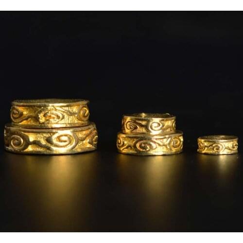 10pcs/lot Tibetan Silver Flat Round Copper Spacer Findings 5.5 7.5 9.5 11.5 13.5mm Brass Wheel Beading Charms DIY Jewelry Making