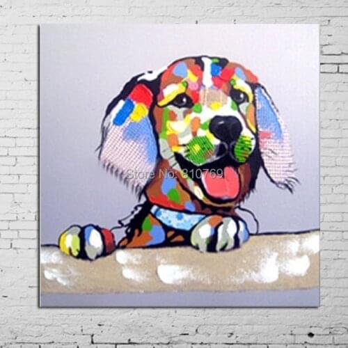 100% hand painted oil painting Home decoration high quality Animal painting pictures WX15041104