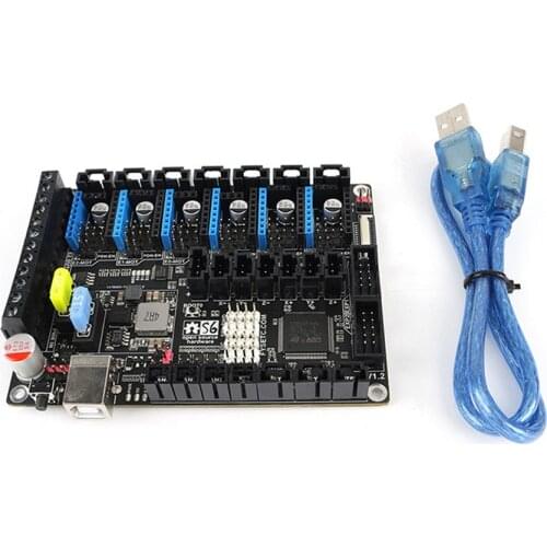 3D Printer Accessories S6 V1.2 ARM32-bit Main Control Board Support 6X TMC Drivers Color Touch Screen