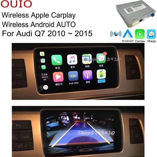 Wireless carplay interface For Audi Q7 2010 ~ 2015 / wireless Android AUTO / Original Car Screen/ Rear camera Adapter Carlief