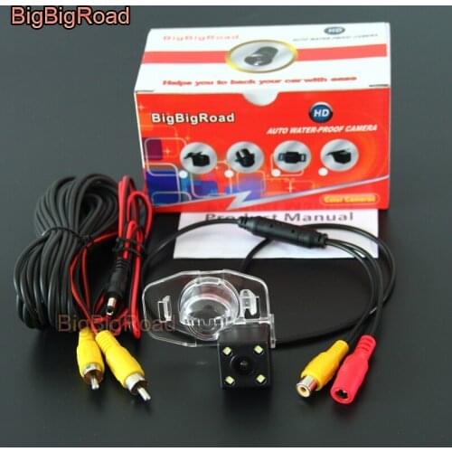 BigBigRoad Car Rear View Camera For Toyota Corolla 2007 2008 2009 2010 2011 2012 2013 waterproof night vision parking camera