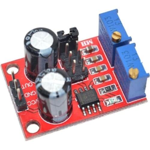 Frequency Duty Cycle Square Wave Signal Generator Stepper Motor Driver Adjustable Module Board NE555