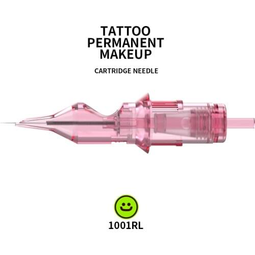 Charme Princesse Tattoo Makeup Cartridge for Tattoos Pen Gun Machines Disposable 0.30MM Pink Sterilized Safe Single Needles