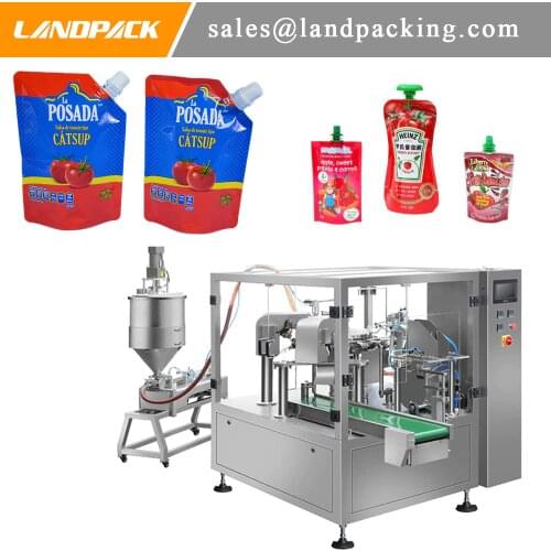 Ketchup Doypack Packaging Machine Liquid Seasoning Dedicated