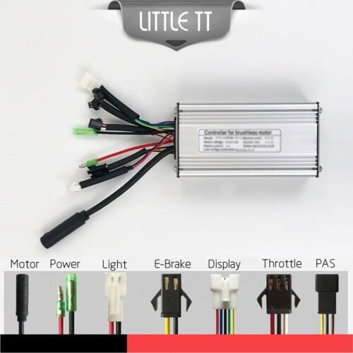36/48V KT-25A E-bike 9mos SM Controller With Lightline For 750W Brushless Motor Practical Electric Bicycle Part Accessories