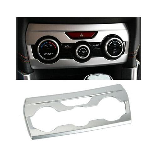 Matte Air Condition Control Switch Panel Cover For Subaru XV Crosstrek 2018-2020