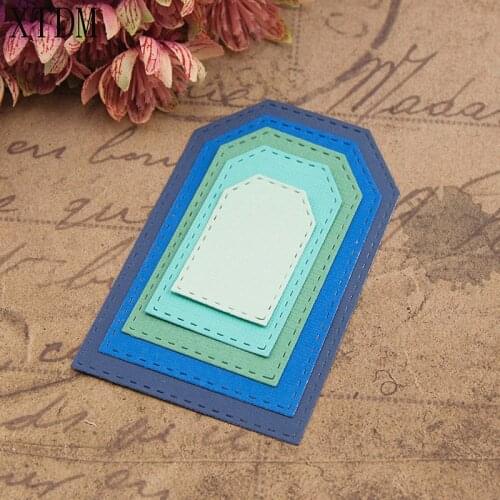 Metal craft geometric panel paper die cutting dies for Scrapbooking/DIY Easter wedding Halloween Easter card