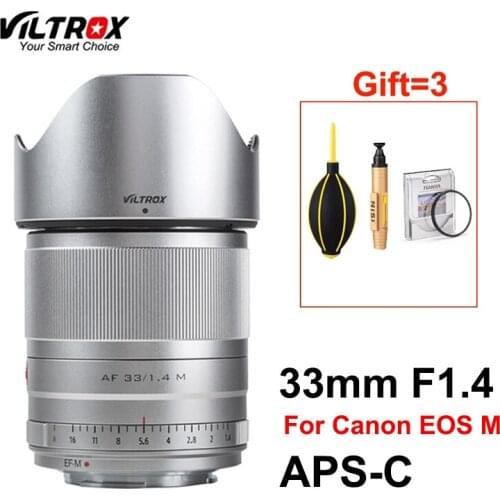 Viltrox AF 33mm F1.4 STM Prime Lens Auto Focus APS-C EF-M Mount For Canon EOS M-mount For EOS M M200 M5 M6 Mark II M200 M50