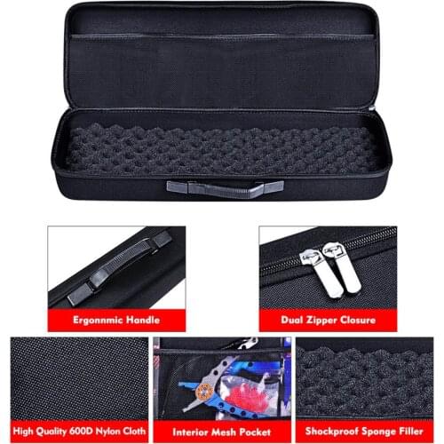 1 Pcs Tackle Storage Box Bag Case Double Zipper Fishing Rod Reel Bait Accessories SAL99
