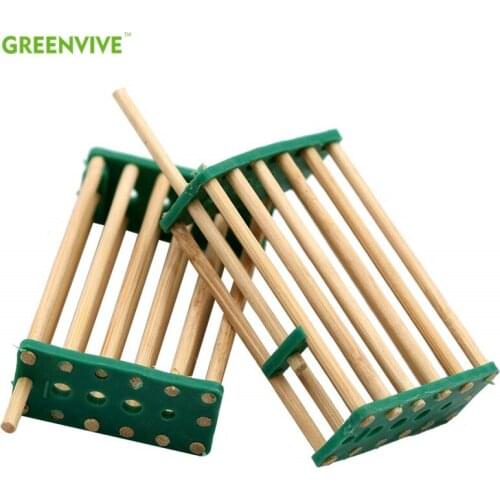 10 PCS Bee Nest Bamboo Queen Bee Isolation Transport Cage Beekeeping Tools for Apiculture Beekeeper