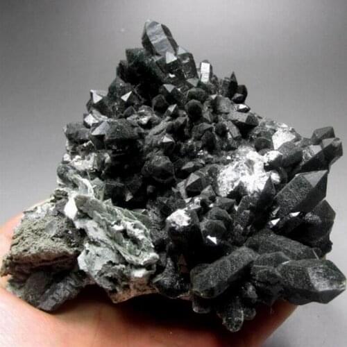 950g Elestial Prasem Green Scepter Quartz - crystals and stones healing Mineral specimen Home Decor feng shui XX0427/02