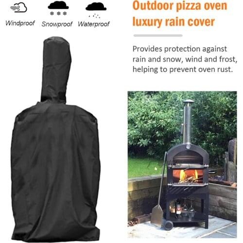 Pizza Oven Cover Waterproof Heavy-Duty Protective Grill Oven Cover for Outdoors Camping
