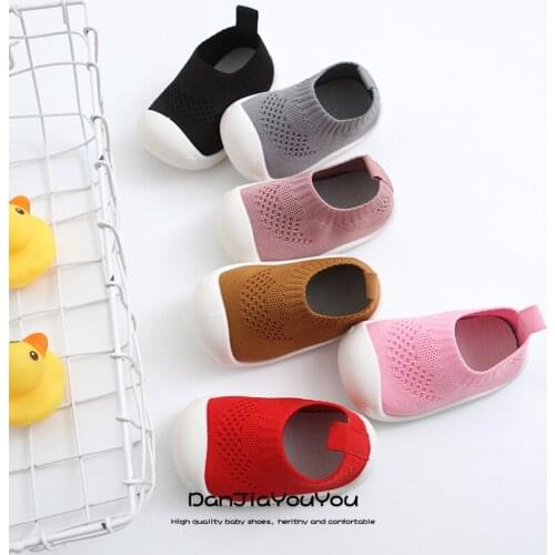Kid Baby First Walkers Shoes Breathable Infant Toddler Shoes Girls Boy Casual Mesh Shoes Soft Bottom Comfortable Non-slip Shoes