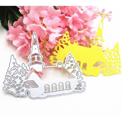 House DIY Scrapbooking Photo Album Paper Card Craft Cute Embossing Metal Cutting Dies Stencils Scrapbooking
