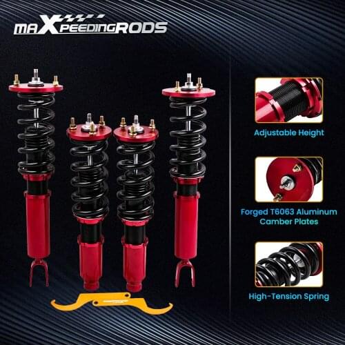 4PCS Coilover Kits For Honda Accord 1990-1997 Acura CL 97-1999 Height Adjustable Shock Suspenison