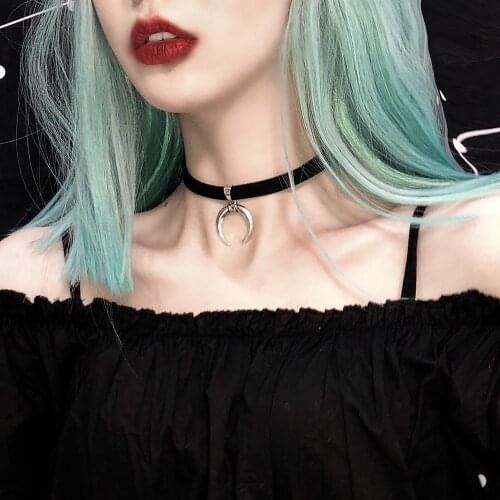 Korea Ulzzang Rock Collar Gothic Necklace Vintage ins Casual Torques Fashion Harajuku Female Hip Hop Dark Chokers Necklaces