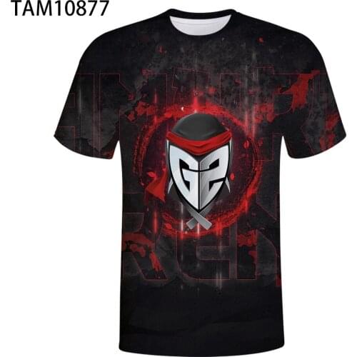 Mens T-shirt G2 eSports Csgo womens T-shirt Cotton t-shirt mens Summer Comfort Fashion Cotton Daily Street T-shirt