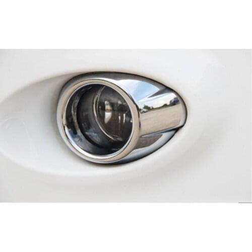 2pcs ABS Front Fog Lights Lamp Cover Bezels Trim Fit For Focus 2012 2013 Car Styling Auto Parts Accessories