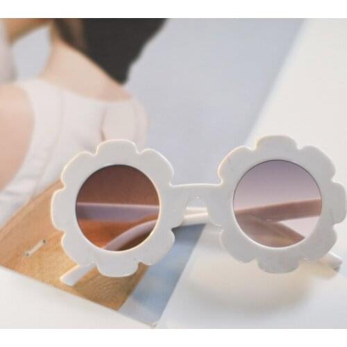 New Vintage Kids Sunglasses Child Sun Glasses Round Flower Gafas Baby Children UV400 Sport Sunglasses Girls Boys Oculos De Sol