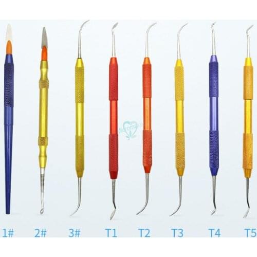 Dental Rod Wax Carving Tools Set Aluminum Surgical Dentist Sculpture Knife