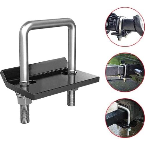 Universal Trailer Damper U-Bolt Heavy-Duty Anti-Rattle Stabilizer Hitch Tightener Lock Down Tow Clamp Trailer Couplings