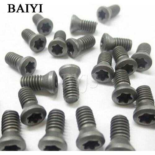 50pcs M2/M2.2/M2.5 Hexagon Socket round head Screw Carbide Inserts Lathe Tool M2*5 M2.2*6 M2.5*6 M2.5*8 Screw
