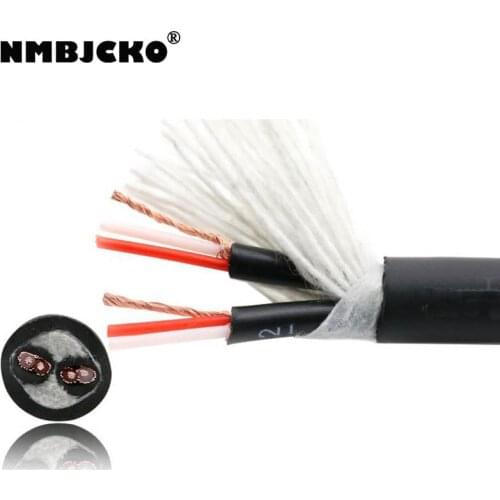 High quality NMBJCKO Series 2 channel way Balanced Audio Multicore Cable Snake for stage Multimedia audio cable with 20M