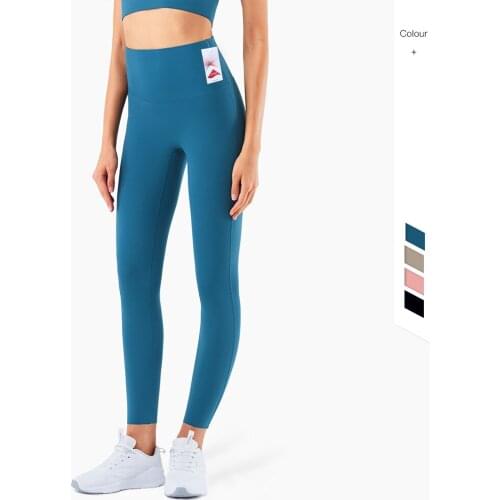 Womens Pants Breathable Lulu Yoga Sport Gym Clothing Seamless Leggings Push Up Running Fitness Workout High-waisted Tights