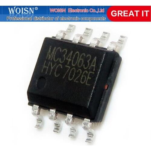 10PCS MC34063ACD MC34063A SOP8 SOP 063AC SMD In Stock