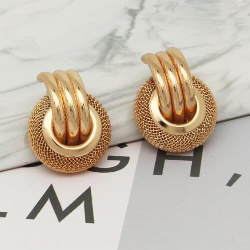 2019 Round Geometric Earrings Fashion Statement Earrings For Women Hanging Dangle Earrings Drop Earring Modern Jewelry