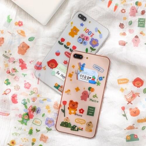3 Pcs/Set Kawaii Energy Party Cute Cartoon Stickers Decoration Diy Scrapbooking Paper Creative Stationery School Supplies