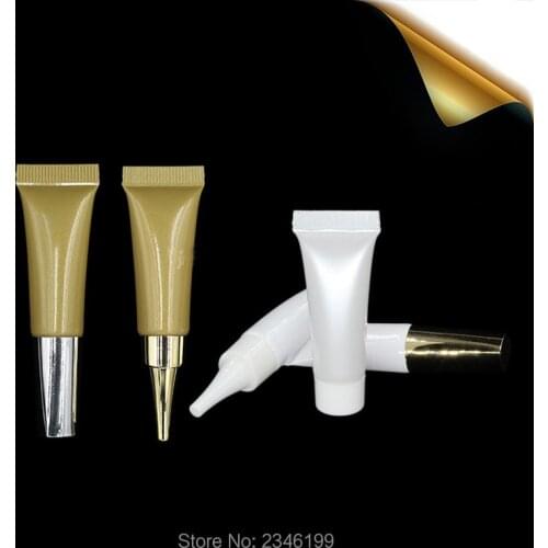 5ML 5g 100pcs/Lot Pearl White Cosmetic Soft Tube BB CC Container Eye Cream Hand Cream Bottle Essence Ointment Empty Tube