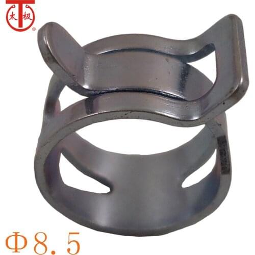 8.5 ) Q673B ( QC621 ) Steel strip type elastic ring hoop ( Pipe clamp ) 50 pieces/lot