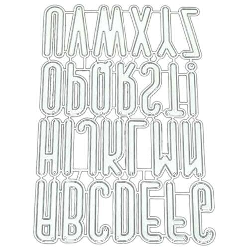 Alphabet Group DIY Metal Cutting Dies Stencil Scrapbooking for Album Stamp Paper Card Crafts Decor