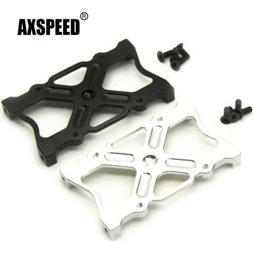 AXSPEED Aluminum Battery Plate Holder Mounting Frame Bracket for Axial SCX10 1/10 RC Remote Control Car Accessories Spare Parts