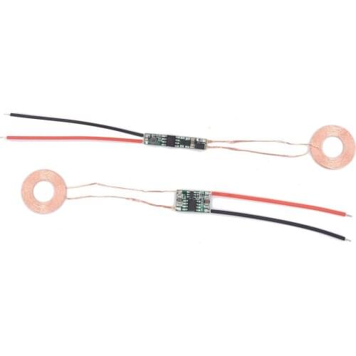 Taidacent 12V TX 5V 500mA RX Wireless Charging Module Wireless Power Bank Module 7mm Distance Electromagnetic Induction Charger