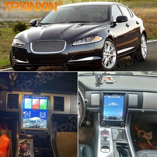 Carplay Android 10 Tesla Screen Radio Player For Jaguar XF 2004 2005 2006 2007 2008 2009 2010 2011 2012 2013 2014 2015 Head Unit