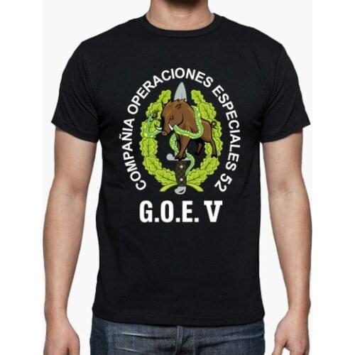 Spanish Legion GOE V COE 52 Mod 1 Special Operations Emblem T-Shirt. Summer Cotton O-neck Mens Short Sleeve T-Shirt New S-3XL