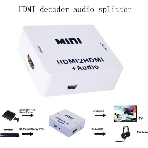 HDMI decoder crack release HDCP protocol digital to analog signal converter audio splitter
