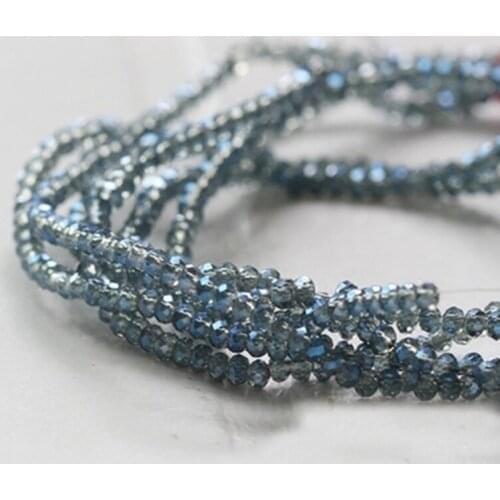 BEAUCHAMP Tiny 2mm Bijiux Tiny Crystal Czech Beads Rondelle Shape Faceted Tassel Diy Earring Bracelet Jewelry Findings Wholesale