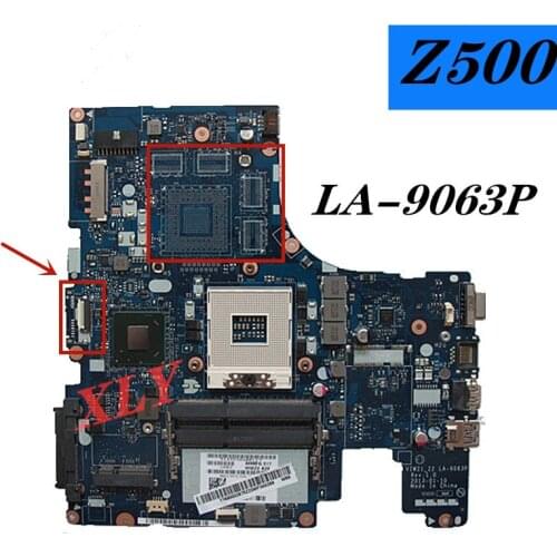 LA-9063P LA-9061P for Lenovo Z500 IdeaPad computer motherboard, HM77 DDR3 integrated graphics 100% complete test