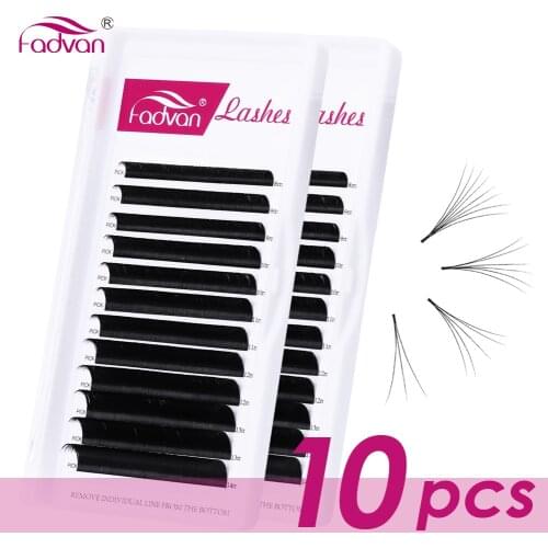 Easy Fan Lash Extensions Bloom Eyelash Extension Austomatic Flowering Fast Fan Self-Making Fans Volume Lashes Fake Eyelashes