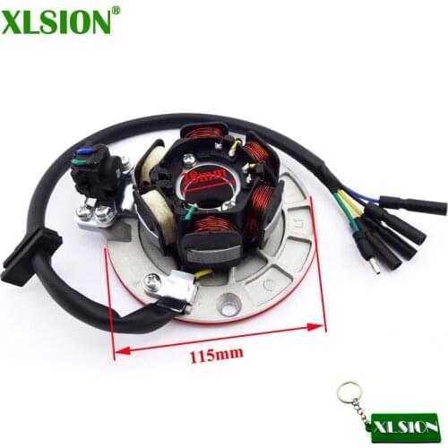XLSION Magneto Stator with Light For YX 140cc 150cc 160cc Pit Dirt Bike PitsterPro Stomp Orion Thumpstar SDG Atomic SSR