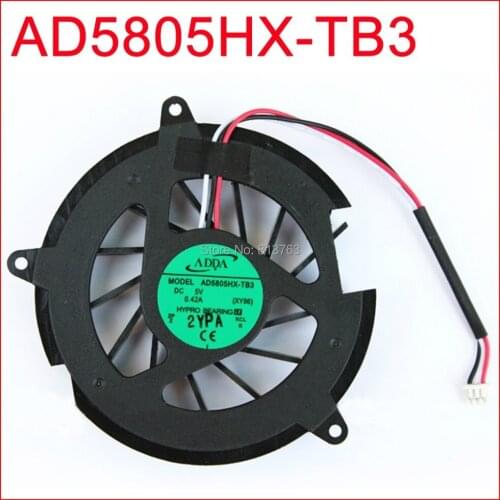 New AD5805HX-TB3 XY86 DC5V 0.42A Fan For HP C300 C500 V5000 V5100 V5200 DV5000 DV5100 DV5200 G5000 DV8000 CPU Cooling Fan