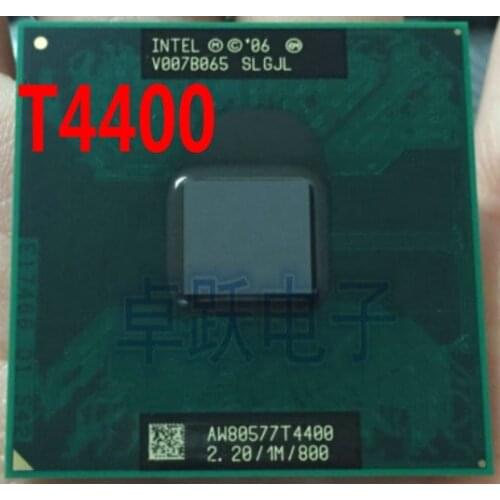 Intel CPU T4400 SLGJL T4400 SLGJL 2.2G/1M/800 free shipping
