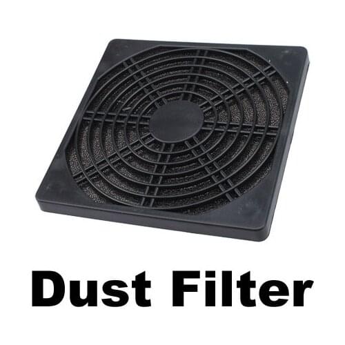 120mm Fan Dust Filter Dustproof Screen PC Computer Case Mesh PC Case Fan Dust Sponge Filter Black